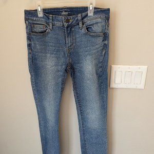 G.H. Bass Straight Leg Raw Hem Jeans